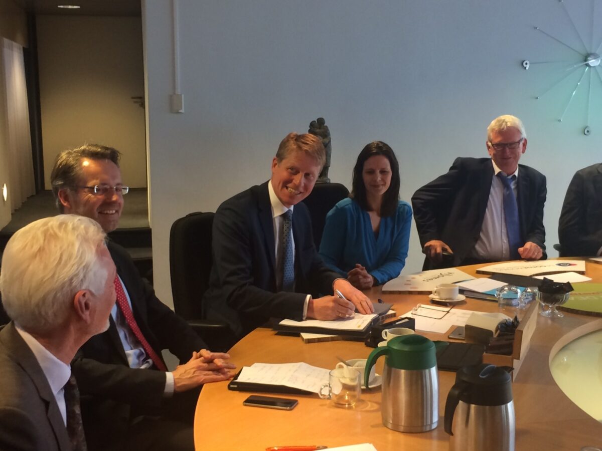 Zoetermeer ondertekent Green Deal Palenstein aardgasvrij