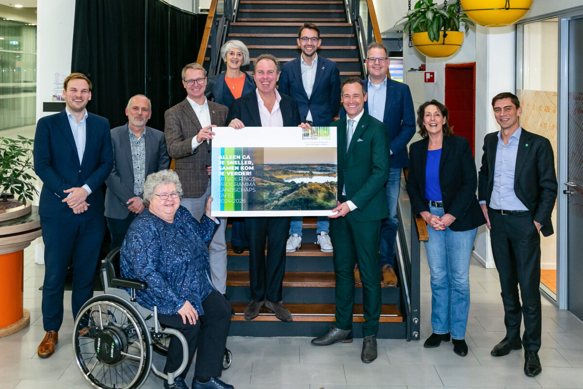 14 partijen zetten handtekening: samen steviger aan de slag voor Duin Horst & Weide