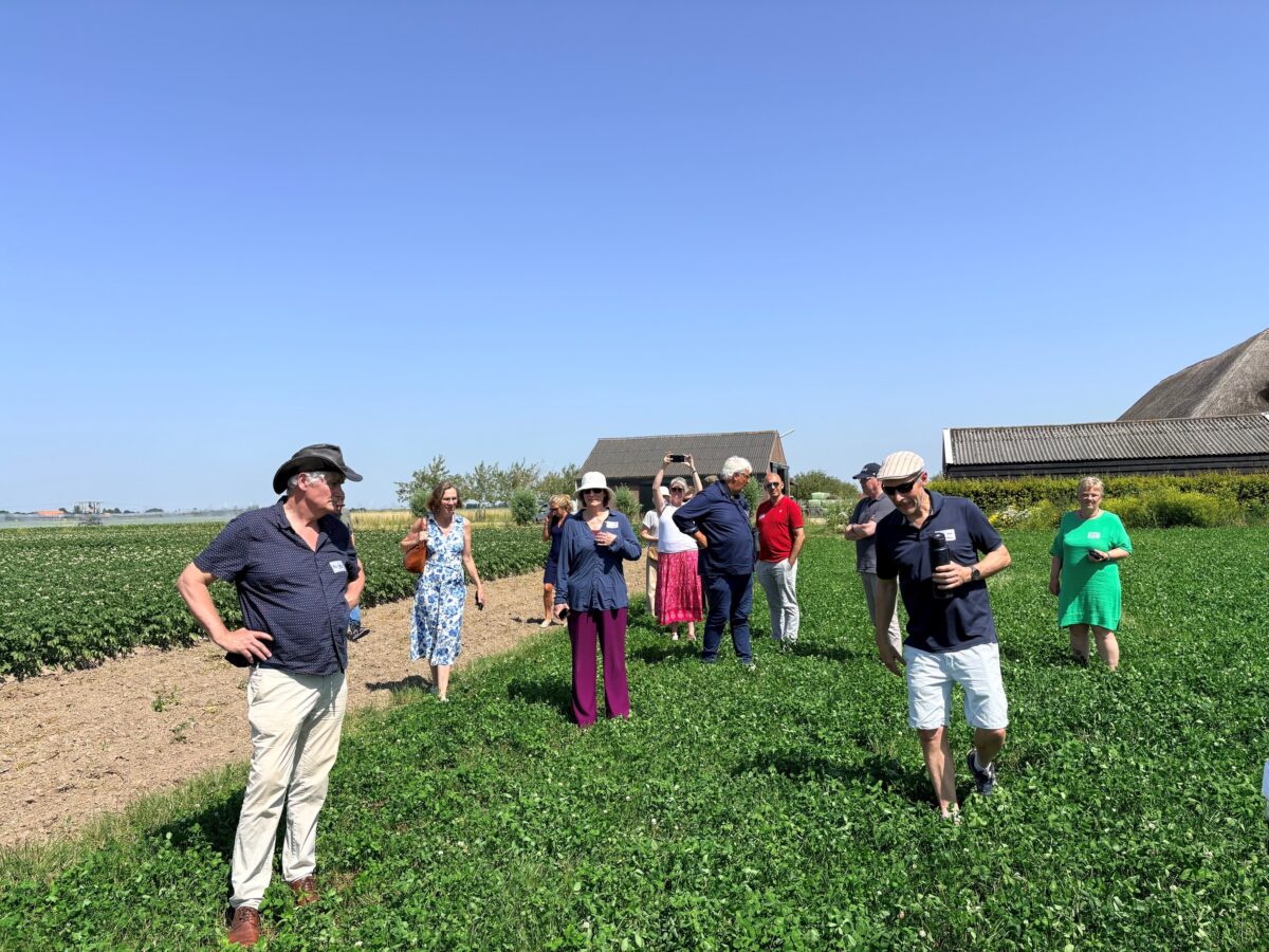 Werkbezoek aan biologische landbouw in de Hoeksche Waard