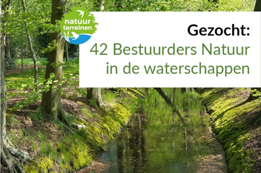 Oproep: kandidaten gezocht voor natuurzetels in waterschapsbesturen